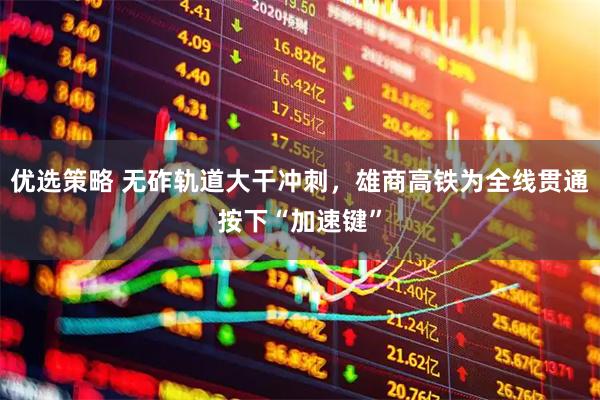 优选策略 无砟轨道大干冲刺，雄商高铁为全线贯通按下“加速键”